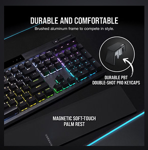 Механическая Клавиатура Corsair K70 RGB PRO + Corsair Sabre (4 фото из 6)