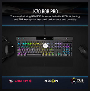 Механическая Клавиатура Corsair K70 RGB PRO + Corsair Sabre (5 фото из 6)