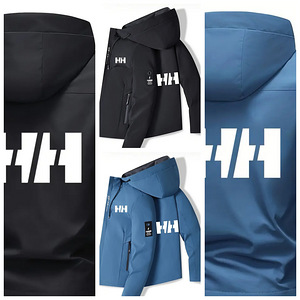 Kohe olemas meeste kevadsuvine jope HH kirjaga, S-3XL