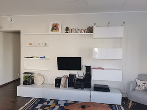 Sektsioon/telerialus +kapid ja seinariiulid (2 foto / 2)