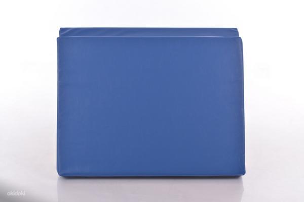 Leather safety mat 80x120cm blue-yellow (foto #2)