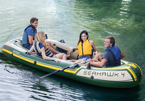 Надувная лодка 4-местная Intex 68351 SEAHAWK-400 (4 фото из 5)