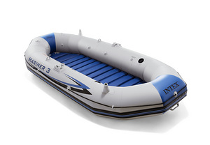 Täispuhutav 3-vooditega Intex Mariner 3 paadi SET (2 foto / 10)