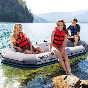 Täispuhutav 3-vooditega Intex Mariner 3 paadi SET (10 foto / 10)