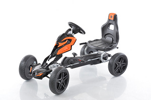 Velokart (Velomobile) Go-Kart 1504 must (alates 5-12 aasta (10 foto / 10)