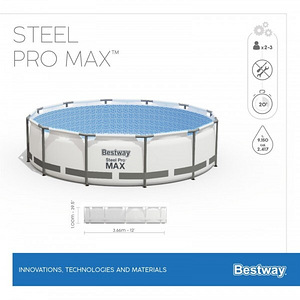 Karkassbassein Bestway 56418 Steel Pro Max Set 366x100 cm (9 foto / 10)