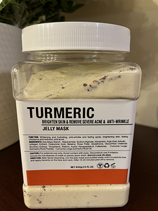Turmeric (kurkum) mask näole. Komplekt kaussiga jne. (2 foto / 6)