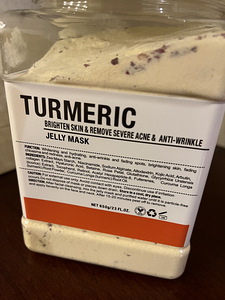 Turmeric (kurkum) mask näole. Komplekt kaussiga jne. (4 foto / 6)