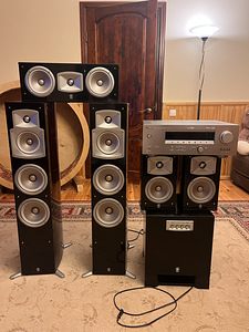 Täielik Yamaha helisüsteemi komplekt (6 foto / 10)