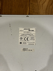 Alpine PDX-1.600 Digitaalne Auto Monovõimendi amplifier (4 foto / 4)