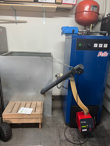 Pelletipõleti, tigu, katel, boiler, buderus logamatic (1 foto / 7)