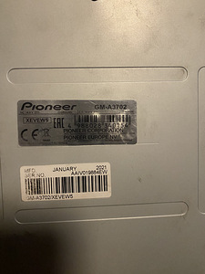 Pioneer GM-A3702 võimendi 500w max (4 foto / 6)