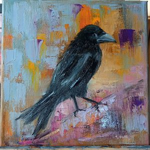 Õlimaal "Vares" 20x20 (1 foto / 1)