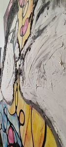 Akrüülmaal "Vanaema armastus" 80x 60x2cm (3 foto / 4)
