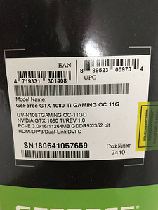 GeForce GTX 1080 TI GAMING OC 11GB (5 foto / 5)