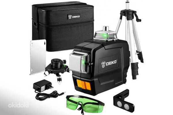Risti isetasanduv laser Deko 3D 360 °, 30 m