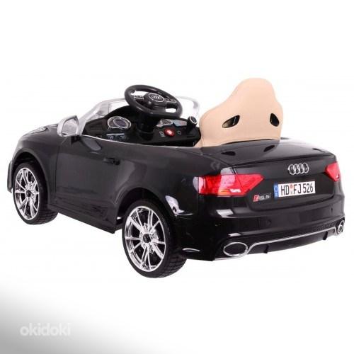 Audi RS5 чёрный детский автомобиль (фото #3)