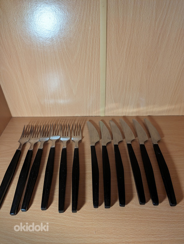 Набор ретро-ножей и вилок (6 + 6) (фото #2)