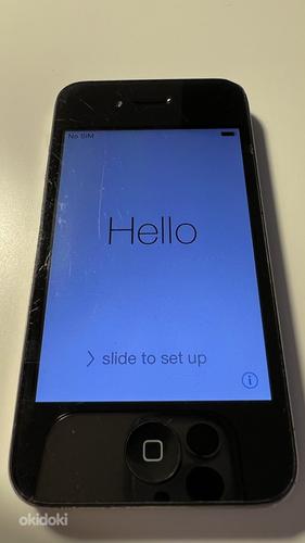 Apple iphone 4 16gb, must, võrguvaba (foto #1)