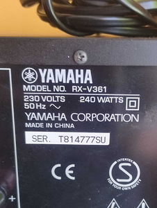 Ресивер Yamaha и колонки (3 фото из 9)