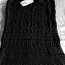 Платье-туника черное длинной вязки (фото #3)