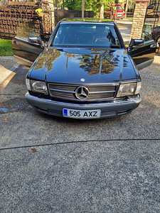 Mercedes Benz 500 SEC (C 126) coupe. V8 164 kw. 1987. (4 foto / 12)