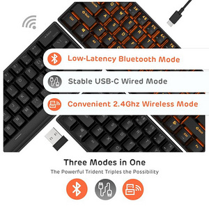 RK61 60% Wireless Mechanical Keyboard! NEW! (2 foto / 4)