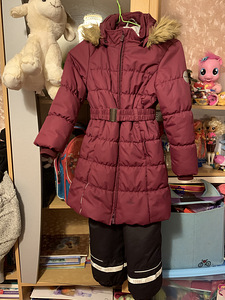 Зимняя куртка HUPPA и штаны LENNE + шапка