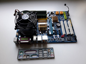 Gigabyte P35-DS3L+ Intel Core 2 Duo 8400+8gb ram (2 foto / 4)