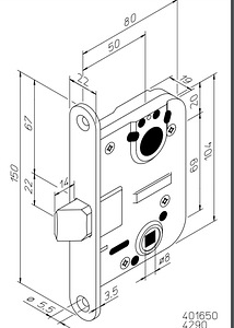 Lukukorpus / Lukuraam ABLOY 4290, PAREM (2 foto / 2)