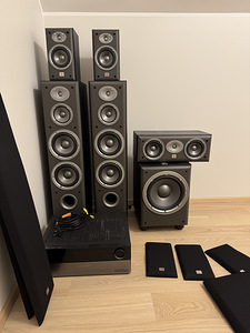 Kõlarid JBL ja Ressiiver harman/kardon 5.1 (2 foto / 5)