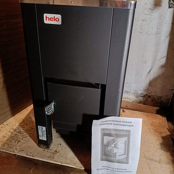 Puuküttega keris saunale