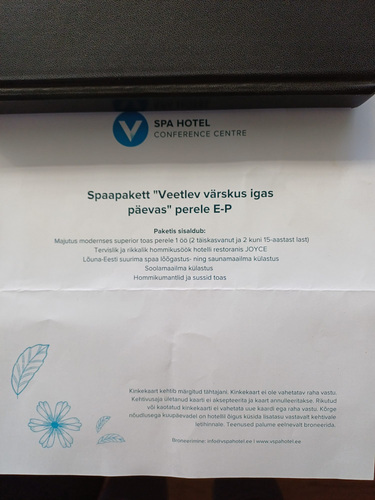 V-Spa külastus perele.
