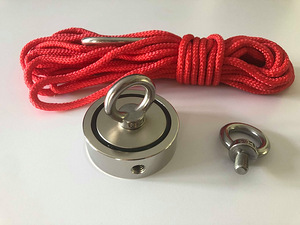 400kg tõmbejõuga kahepoolne otsimismagnet, õngitsemismagnet (5 foto / 9)