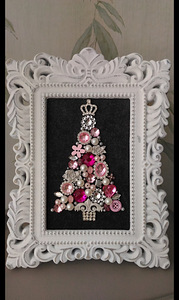 Ehted jõulupuu 10×15 roosa