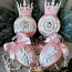 Комплект ёлочных игрушек"Королевскии розовыи" (фото #1)