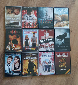12 dvd filmi kõik koos (1 foto / 1)