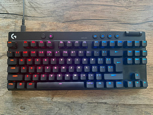 Logitech Pro X TKL Rapid Keyboard, US, Black, Wired (1 foto / 2)