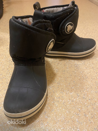 Crocs зимние ботинки легкие и удобные р 32-33,5