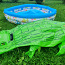Детский бассейн ~ 1м и надувной крокодил (фото #1)