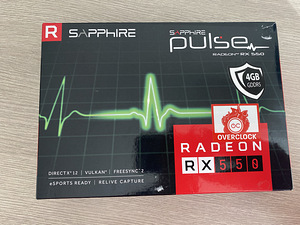UUS Sapphire Radeon RX550 4GB GDDR5 Videokaart (2 foto / 2)