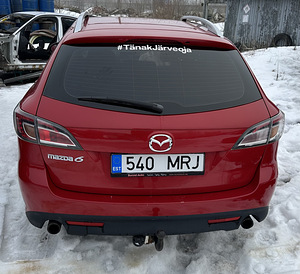 MAZDA 6, 2,0B 114 KWT, VARUOSADEKS (4 foto / 7)