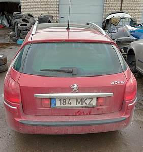 PEUGEOT 407 2,0 DIISEL, AUTOMAAT, VARUOSAD (2 foto / 10)