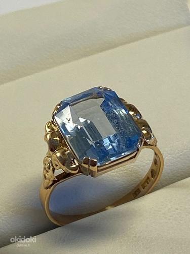 18 kt. Yellow gold - Ring - 6.00 ct Spinel (nuotrauka #1)