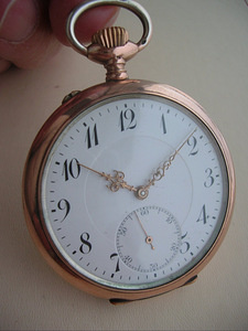 IWC серебряные карманные часы