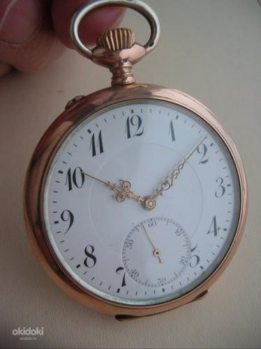 IWC серебряные карманные часы (фото #1)