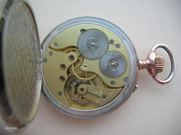 IWC серебряные карманные часы (фото #3)
