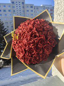 Käsitööna valminud satiinlindist kimbud (1 foto / 10)