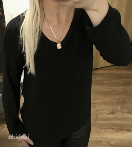 Черная блузка Vero Moda L 40 (фото #2)