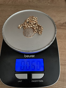 Bismarck käsitöö kuldkett ripatsiga 50g 585 (2 foto / 2)